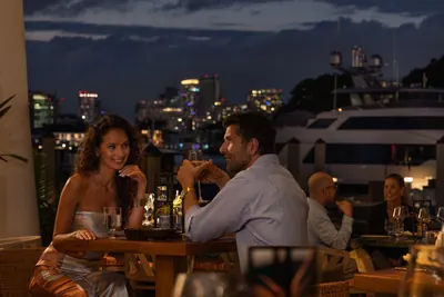 Evening dining at Sotogrande