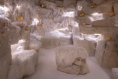 Snow room at Zenova Spa
