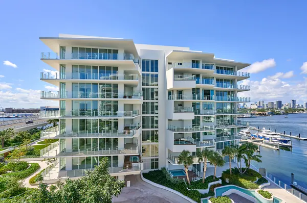 Indigo condominium building on the waterfront