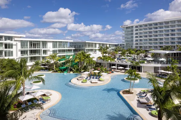 Resort pool facing the Resort Residences