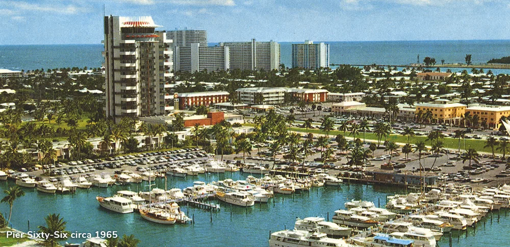 Pier Sixty-Six marina circa 1965